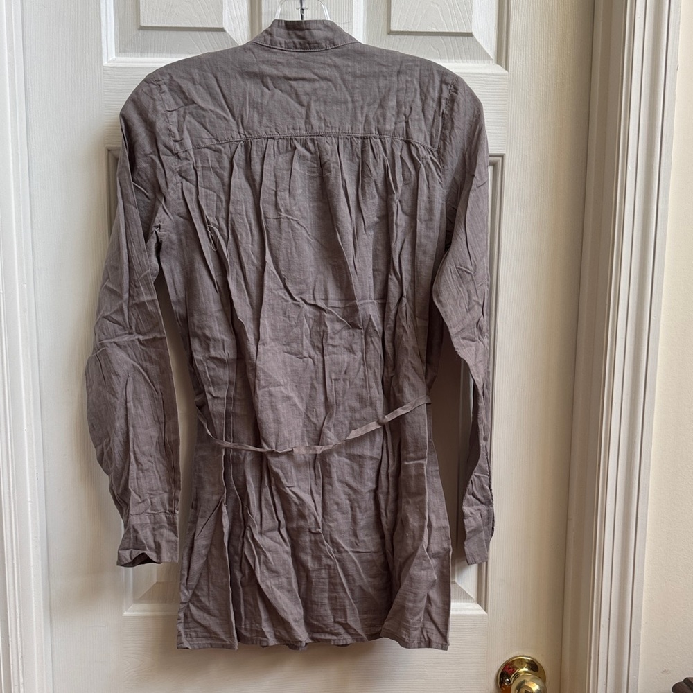 Source Unknown Maroon Cap Sleeve Blouse - image 4